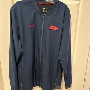 Nike Men's Blue Ole Miss Bomber Jacket, Men’s M